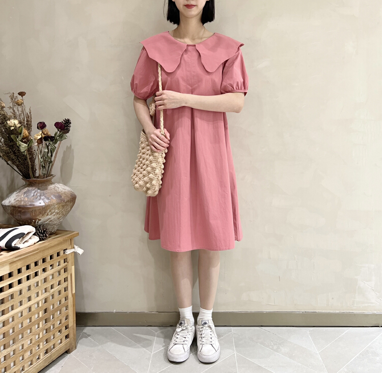 In early summer! [I look] Korean cloud Lapel dress 12051\zjy