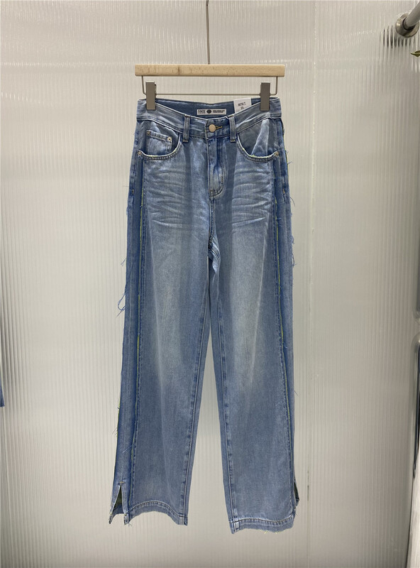 【SMX】薄款百搭闊腿牛仔褲  66792#  XJ