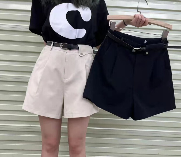 [Yutong] Korean comfortable casual shorts (with belt) 8927# ll