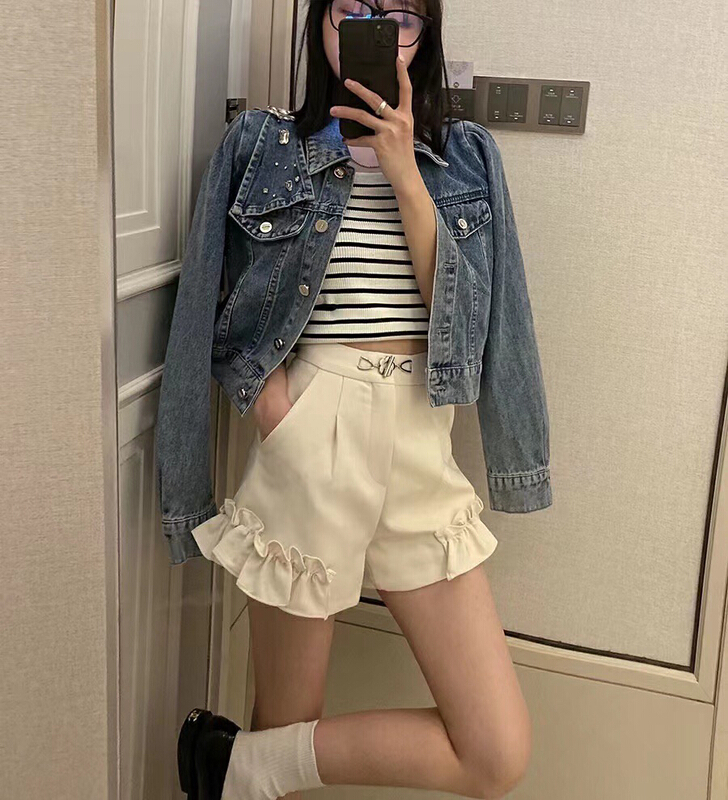 New year in early spring! [Linna] slim and comfortable casual shorts 7003# zxx