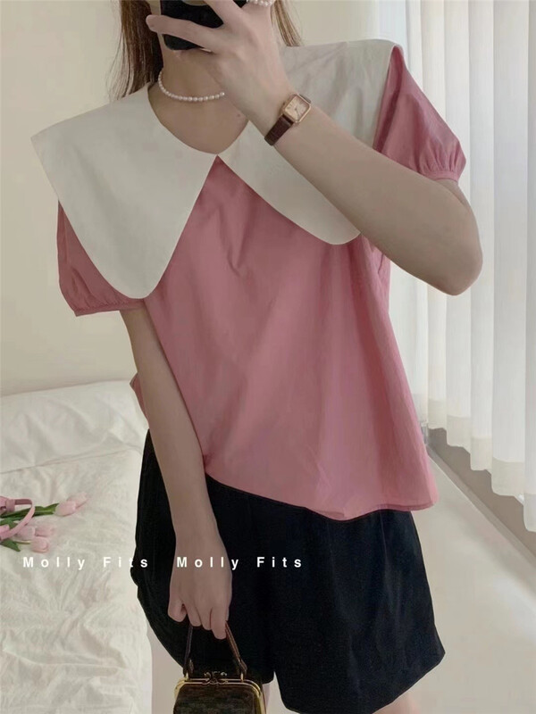 [bestie] Korean version baby collar shirt 1371# hjy