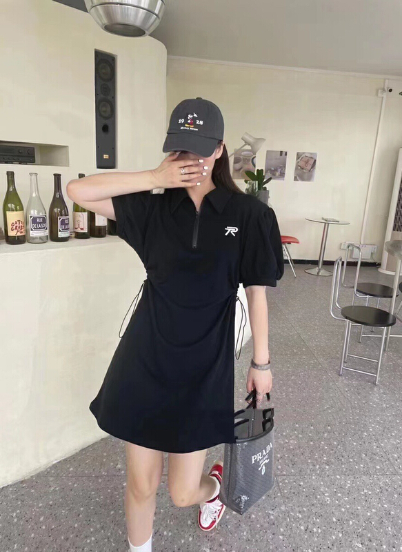 [Xiaofan family] fashion round neck embroidery dress ys1-8270# LSW