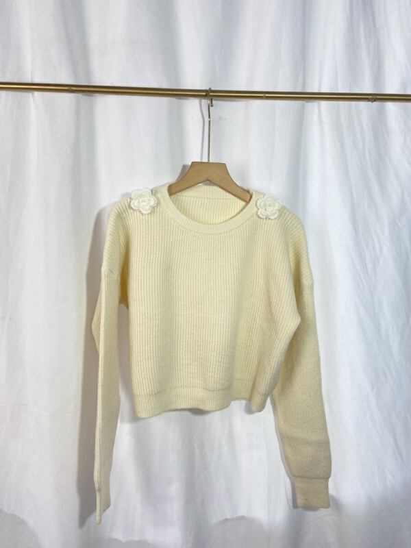 [Yi show shop] heavy industry design Vintage knitwear 1348# Cl
