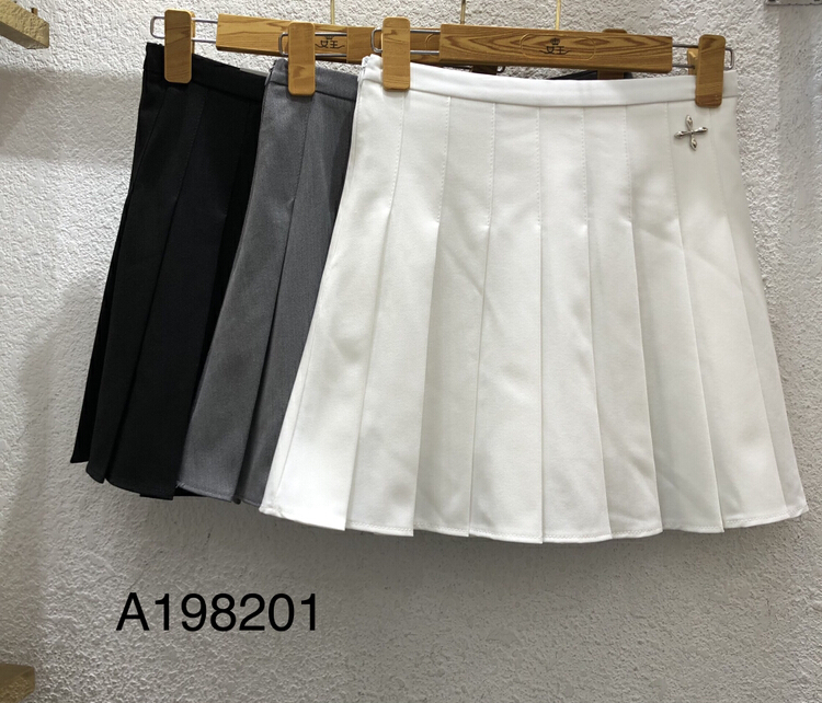 New year in early spring! [queen] Korean pleated versatile skirt a198201# ozq