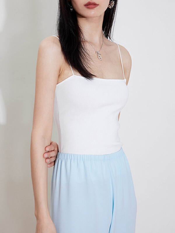 [until blue] basic versatile simple clear color vest / sling 22056# XYJ