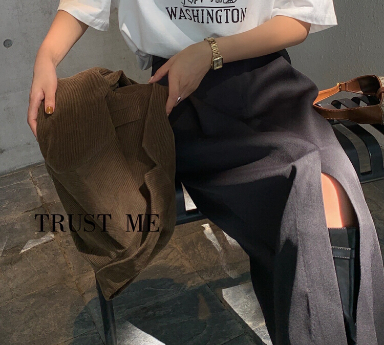[trust me] Korean lady temperament skirt 18670# YYW