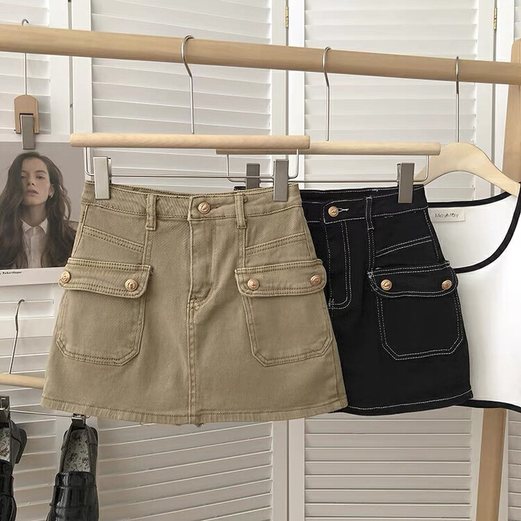 goods in stock! New in early summer! [Gangan] high waist versatile slim skirt 1235# Cl