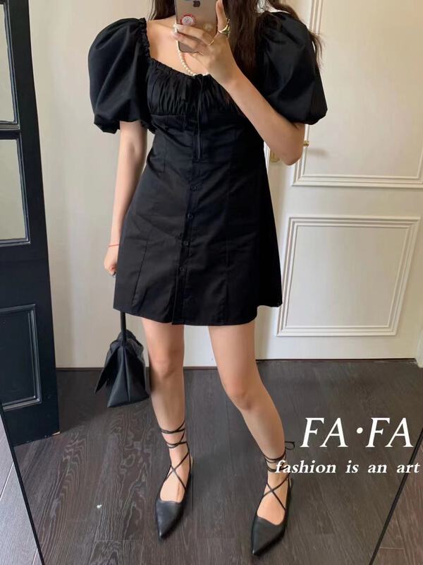 [Fafa] bubble sleeve fashion minority dress 18005# zxl
