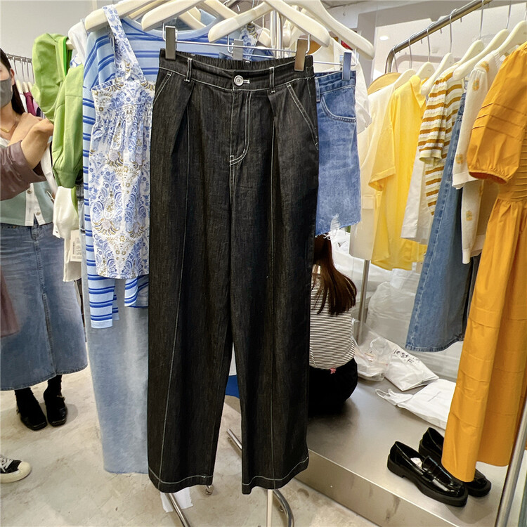 [Boran] Korean slim and versatile jeans 7318# XYJ