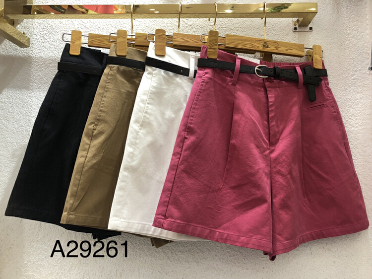 [queen] Korean casual shorts (with belt) a29261# ozq