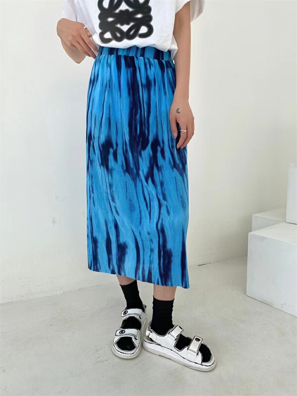 New in early summer! [black + white] personalized casual skirt 2s06770u# lwy