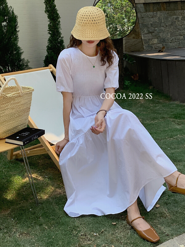 [cocoa] Korean back bandage dress 2512# L