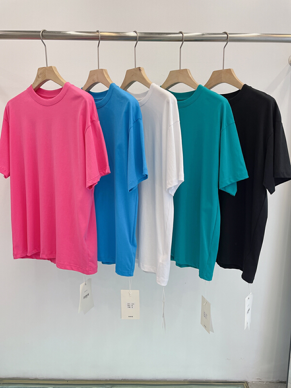 [DOKIE jeans] simple Unisex loose short sleeve T-shirt 3026# PxQ