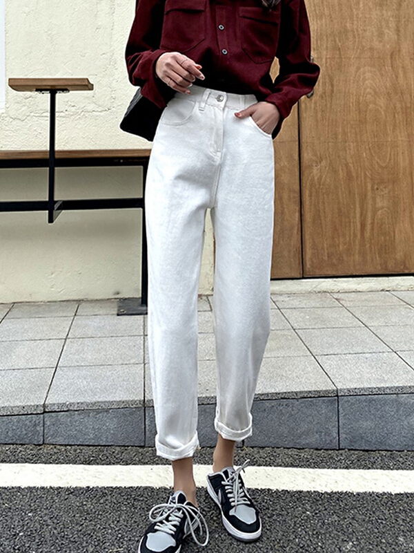 goods in stock! [M +] Korean elastic waist Harlan jeans ys2-m + 5505 	#   CLS