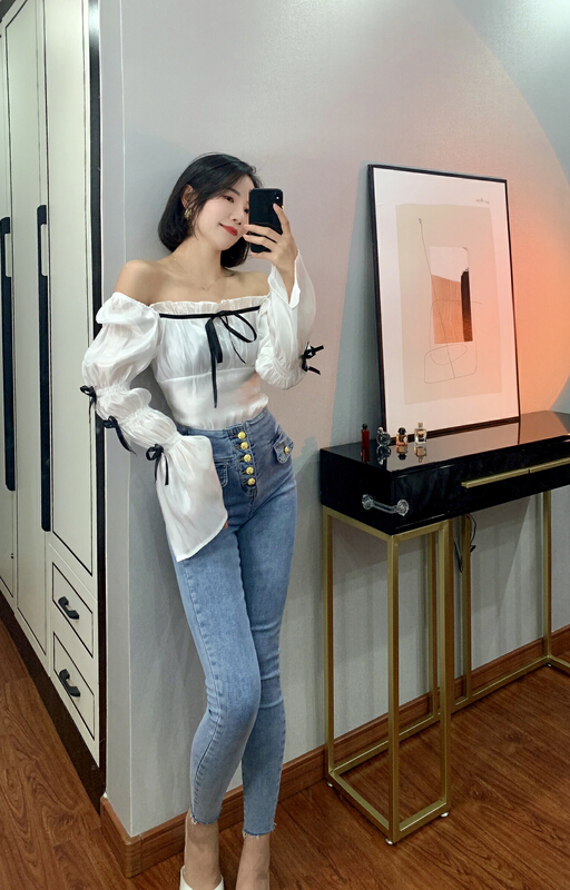 New year in early spring! [HH] Korean style, versatile, foreign style jeans 2201y# LSL