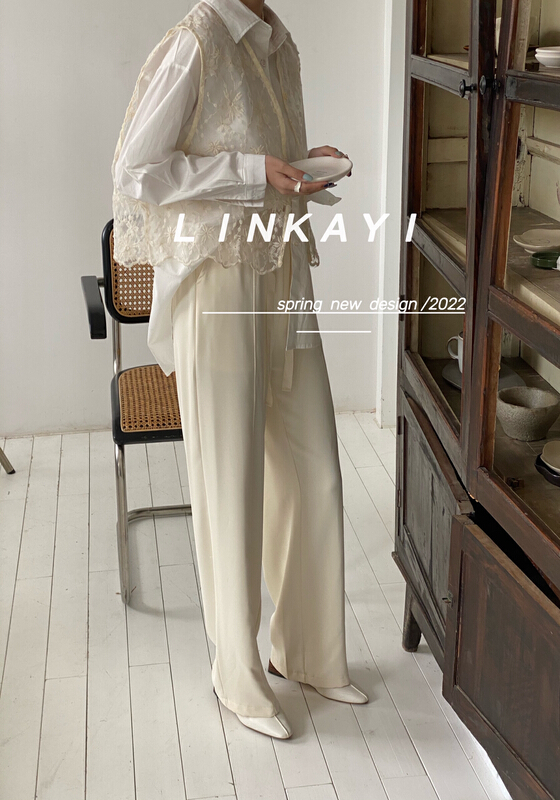 New year in early spring! [linkayi] casual drawstring versatile trousers y20220# hjy