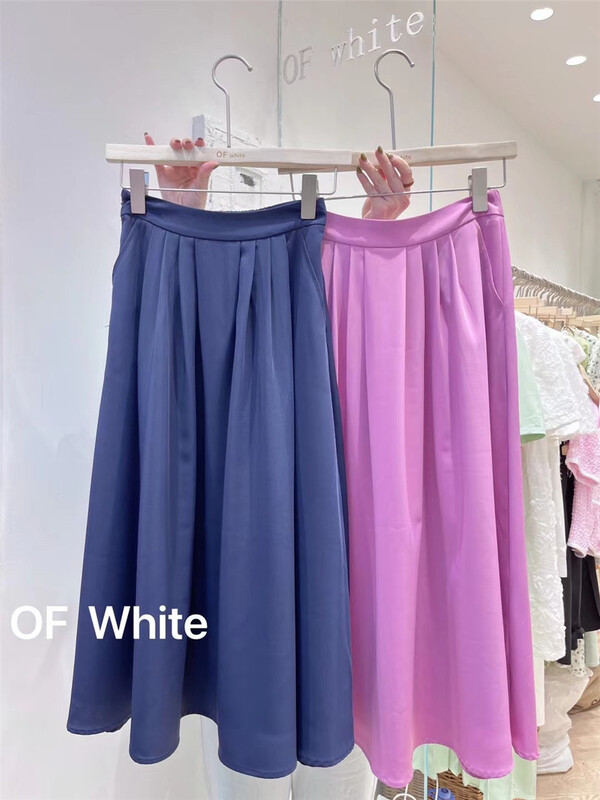 New in early summer! [of white] Korean lady high waist long skirt ys1-881301# hjy
