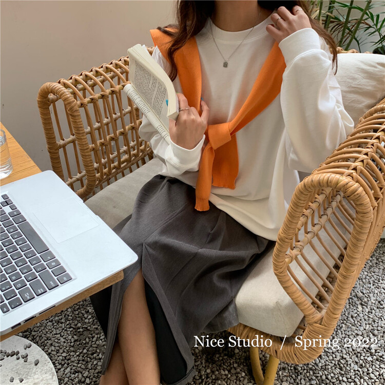 [naisijia] simple with striped solid shawl a6001# ZSY