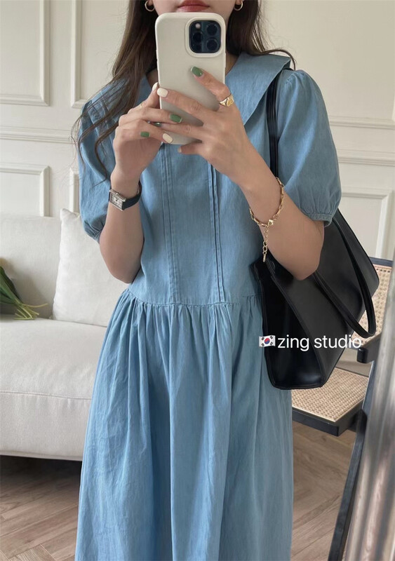 [zingstyle] doll neck lady dress (only skirts) w1021# L