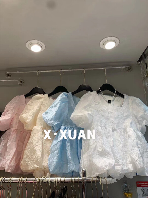 [x.xun] square neck gentle age reducing dress 7060# PCZ