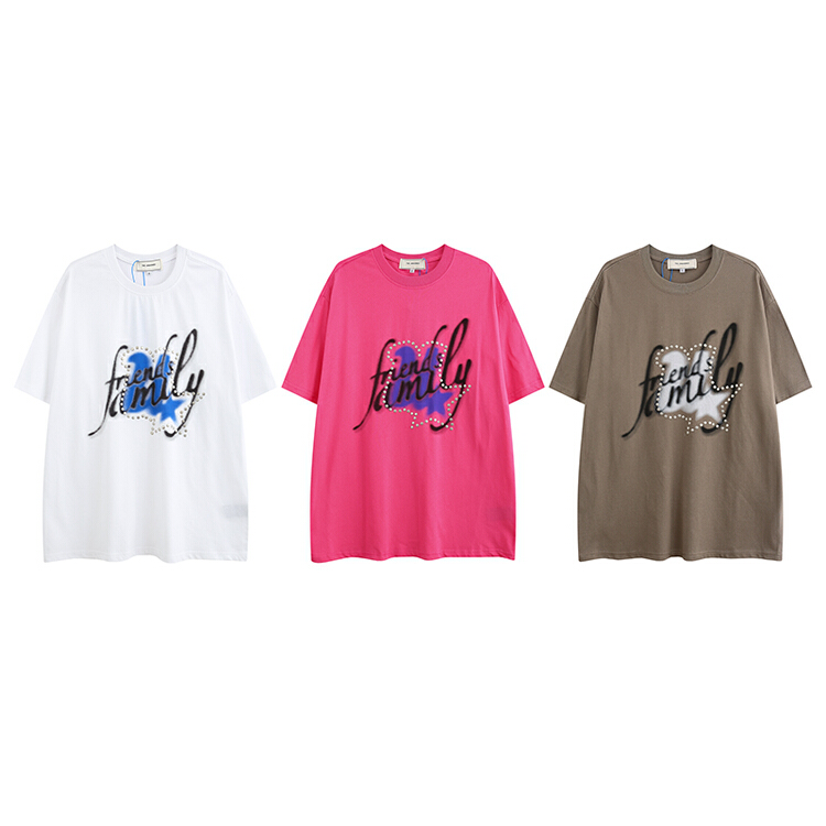[the unaved] men's and women's personalized letter short sleeve T-shirt 3076# ZZL