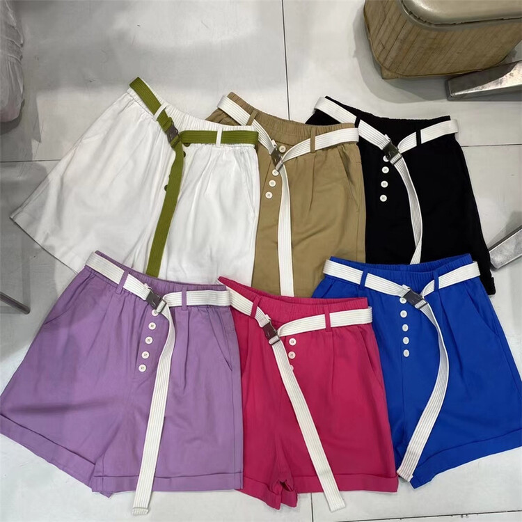 [Chen] simple and versatile sports and leisure shorts (with belt) ys1-6733# cqw