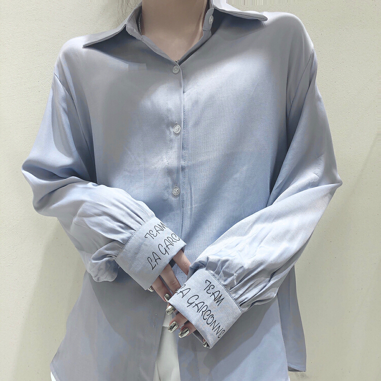 早春上新!【S.J】寬鬆休閒風顯氣質襯衫  6723#  LSW