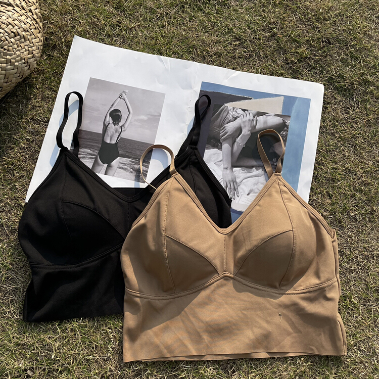 [bobo1972] simple solid color suspender beautiful back underwear 5038-1# ozq