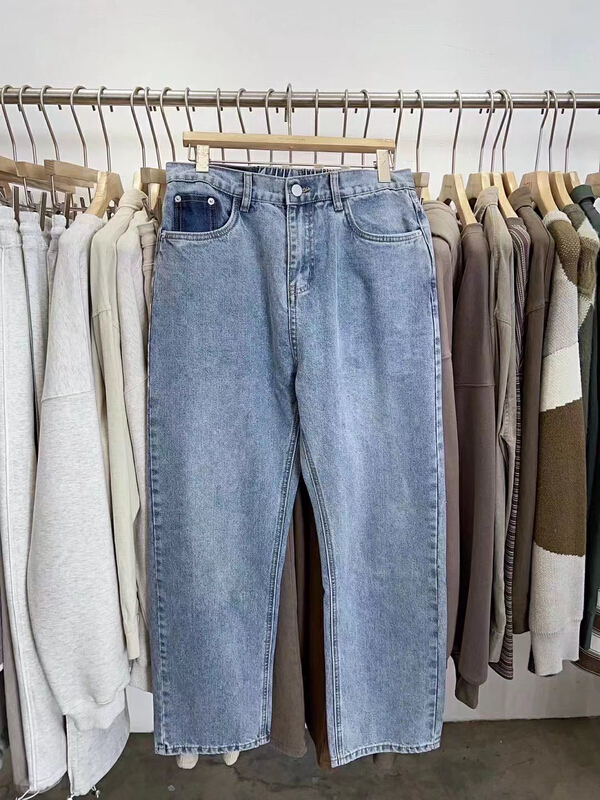 New in early summer! [oct.secisland] personalized pocket Korean jeans k72# PxQ