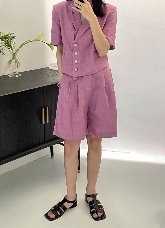 [clean space] Korean style comfortable loose five point casual shorts 31268# CLS