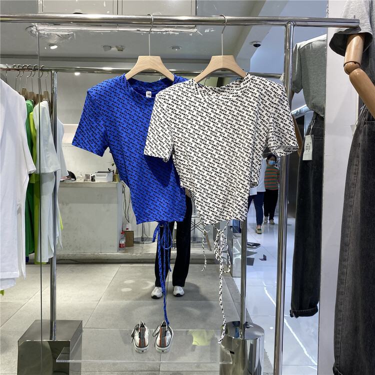 New in early summer! WPL printed short sleeve T-shirt