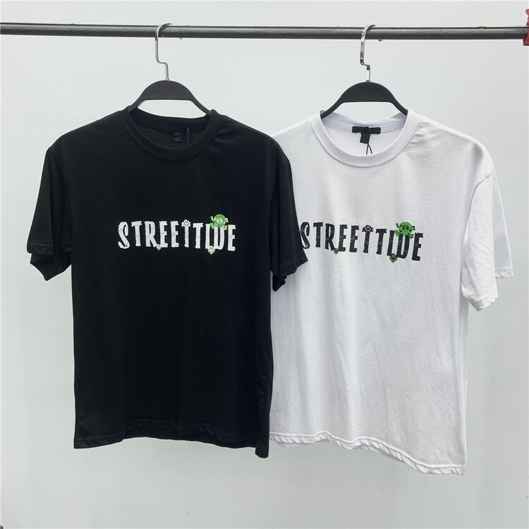 New year in early spring! [Banna harbor] round neck letter versatile short sleeve T-shirt t23016# ZZL