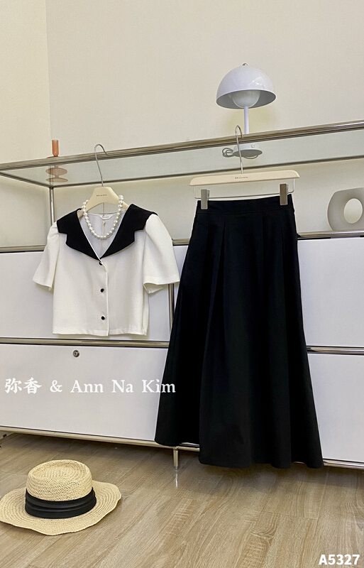 【彌香】法式單排扣時尚韓系小衫(只賣小衫)  5327#  HJY