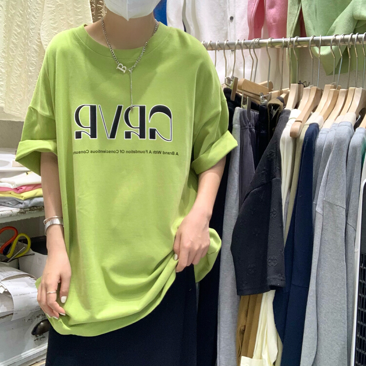 New year in early spring! 【8】 Loose large casual printed lettered short sleeve T-shirt 9339# XYY