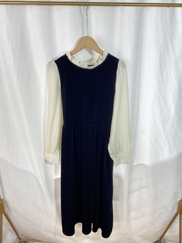 New in early summer! [yspy shop] stitched Korean design retro dress ys3-888# Cl