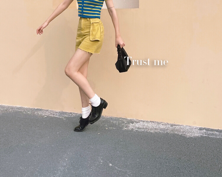 [trust me] slim high waist lady temperament skirt (only skirts) 68140# ozq