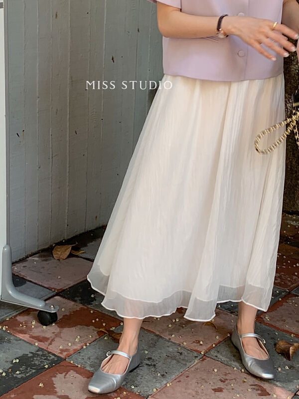 [miss miss home] Korean versatile yarn skirt f2220# zjy
