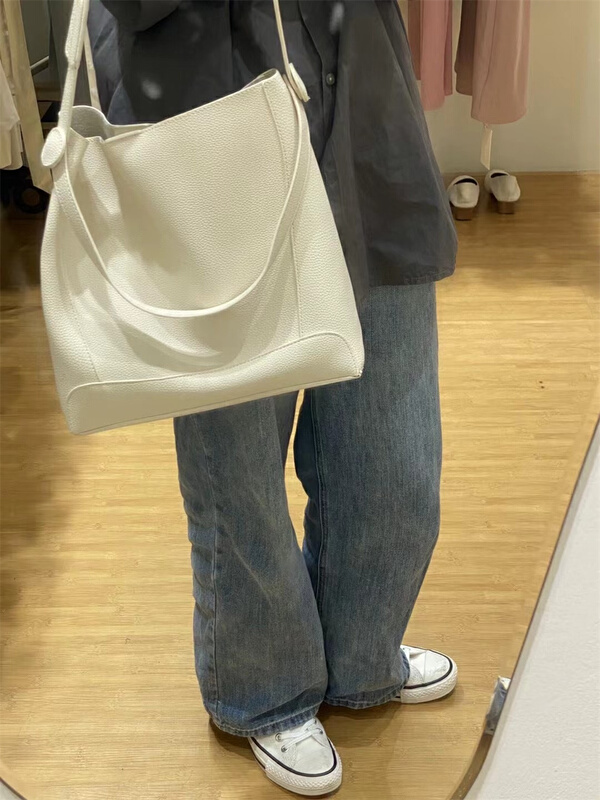 [misslan] Korean simple Messenger Shoulder Bag (with small bag) e029# XJ
