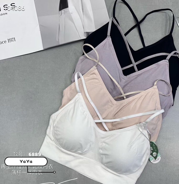 [Yaya] simple and comfortable cross back underwear 6889# CCL