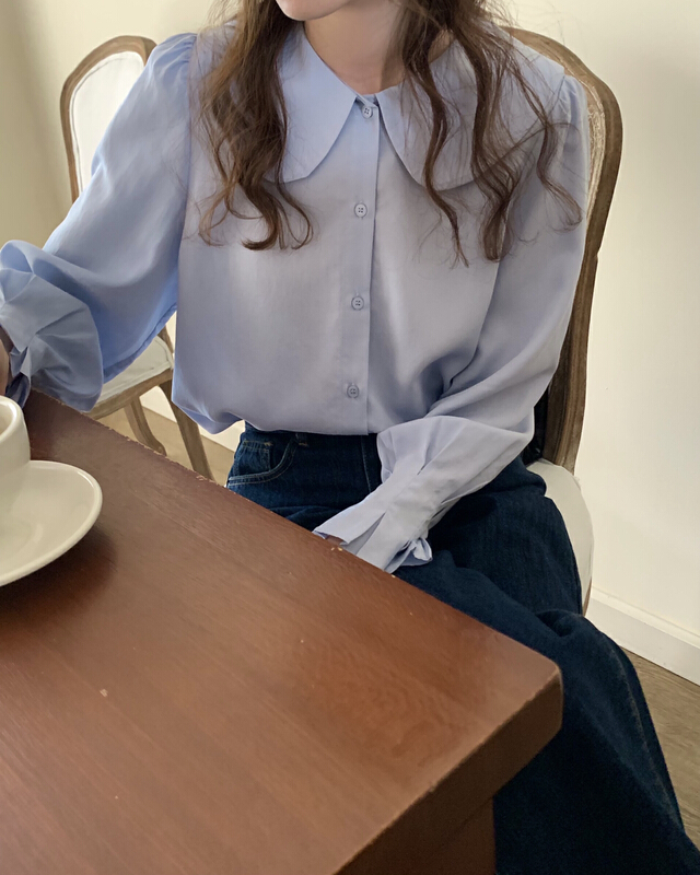 New year in early spring! [T.G] Japanese cute doll collar shirt 15989# cqw