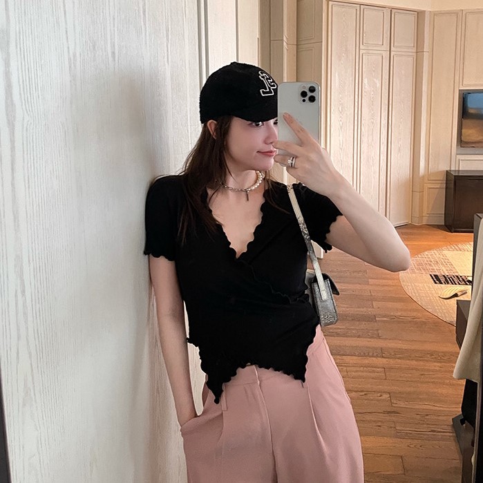 [colorfui] chic design and slim shirt 6383# cqw