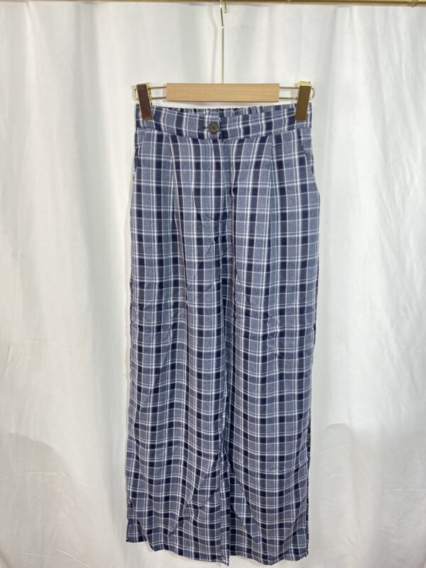 [Yi show shop] checkered Korean style western style casual pants ys1-1304# Cl
