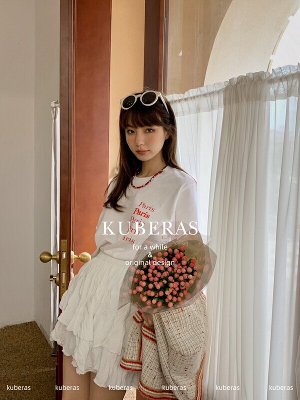 New in early summer! [x · h studio] niche sweet high waist slim elegant skirt 7983# ozq