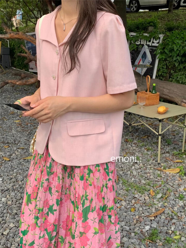 In early summer! [emoni] simple Korean versatile fashionable jacket 10919\cls