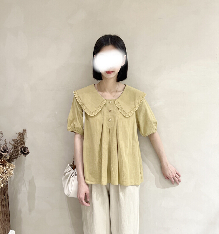 In early summer! [I look] Korean version small fresh lace collar shirt sy11091\zjy
