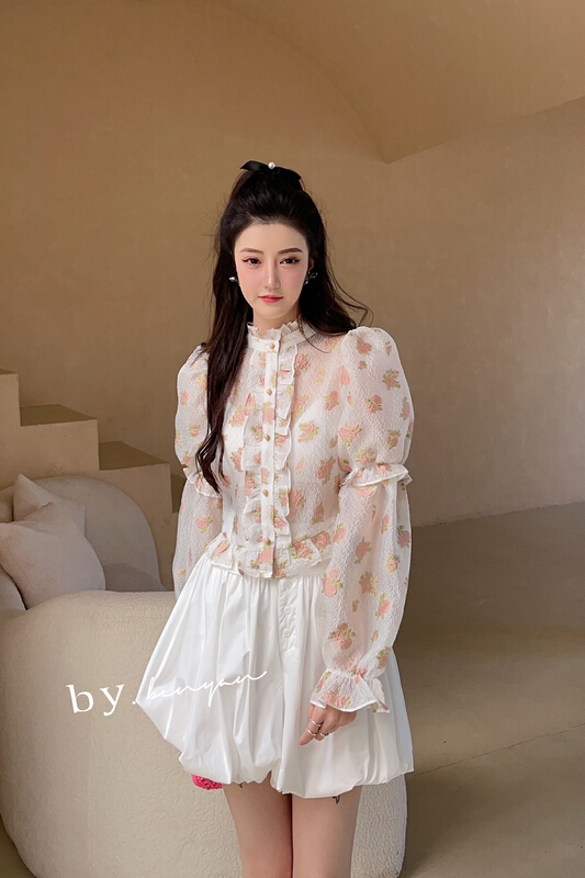 New year in early spring! [benyan] Korean sweet fluffy skirt 9826# zxx