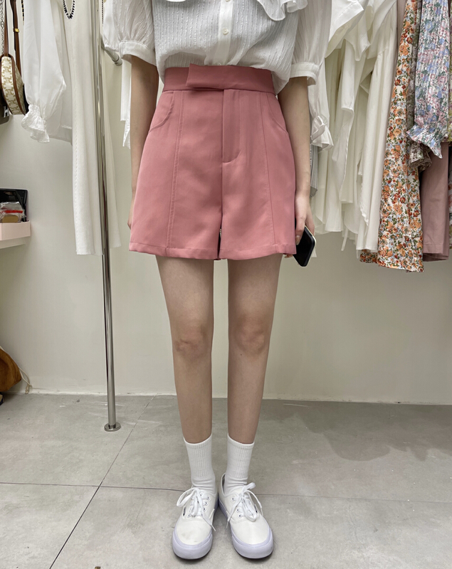 New in early summer! [uone] versatile fashion solid color casual shorts 98502# LSL