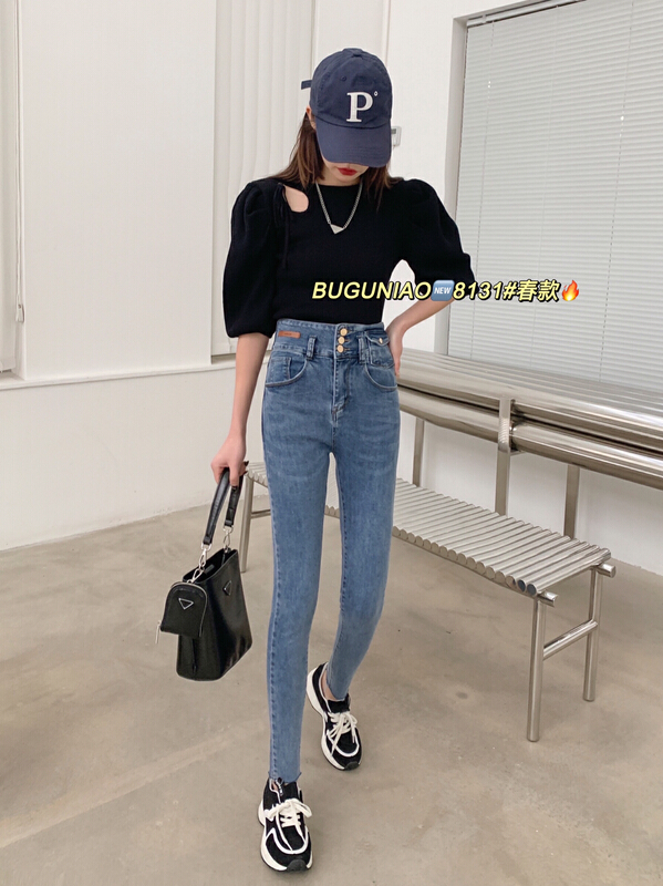 New year in early spring! [cuckoo] fashionable and versatile slim legged jeans 8131# WTT