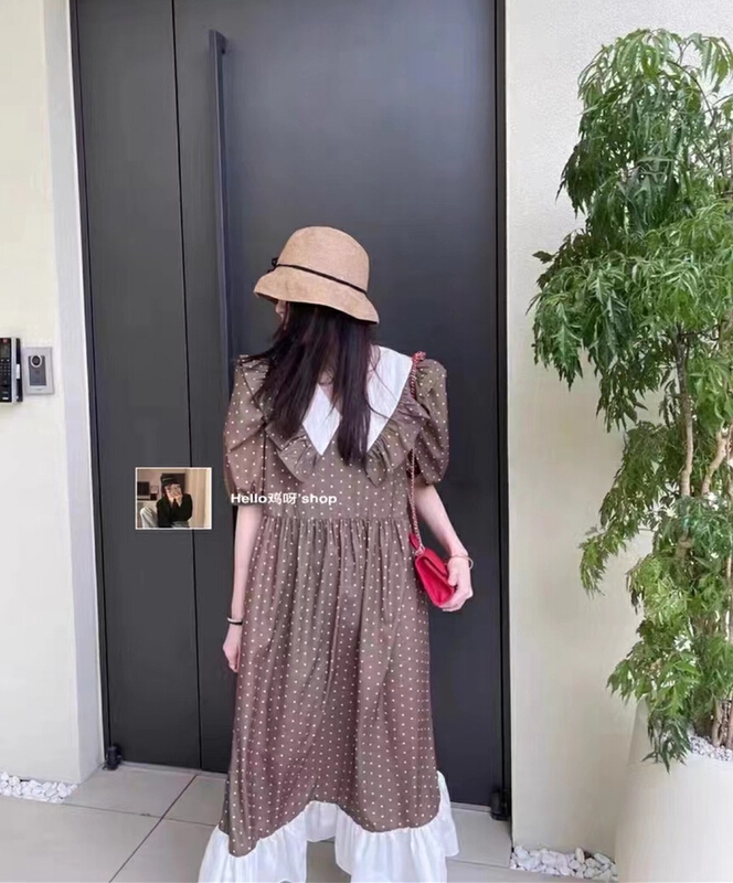 [rich rich] lady color blocking and crimping dress 9225# hyy