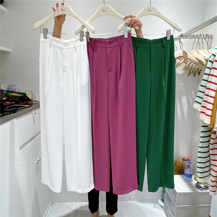 [rumu] straight tube loose and versatile casual pants 2270# XYJ